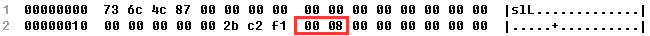 第1个块 File Space Header    标识(偏移量19开始)：0x0008